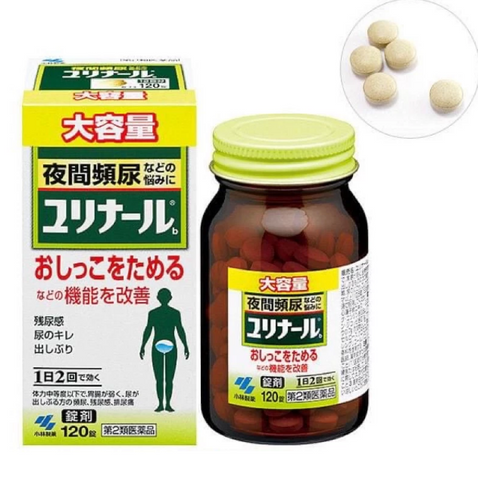 Viên uống hỗ trợ tiểu đêm Kobayashi 120 viên - Giúp cải thiện giấc ngủ, giảm tiểu đêm cho người lớn tuổi, người thận yếu