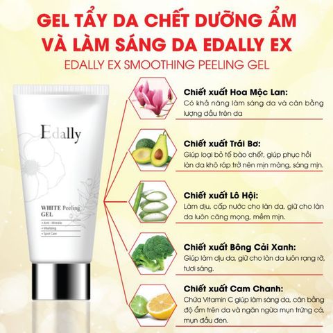 Gel Tẩy Da Chết Dưỡng Ẩm Edally EX - Làm Sáng Da và Kích Thích Collagen, Sản Phẩm Hàn Quốc 120ml