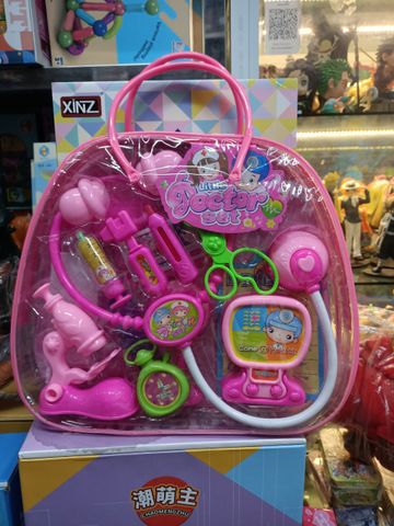 (3A-312) Little Doctor Set Túi đồ chơi bác sĩ, đồ chơi y tế cho bé