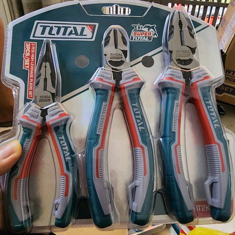 Bộ 3 kềm răng, cắt và nhọn cao cấp TOTAL THT2K0301S
