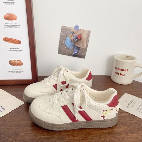 Giày Thể Thao Nữ Hello Kitty - Sneaker Thời Trang Năng Động Xu Hướng 2025, Đế Cao Su Bền Bỉ, Thoải Mái Cho Mọi Dịp