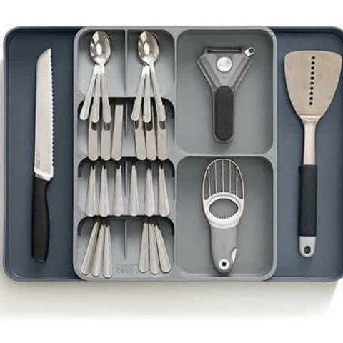 Bộ Khay Chia Ngăn Kéo Joseph Joseph 85166 - Đồ Đựng Dao Thìa Dĩa Linh Hoạt, Tiện Lợi Cho Dụng Cụ Bếp
