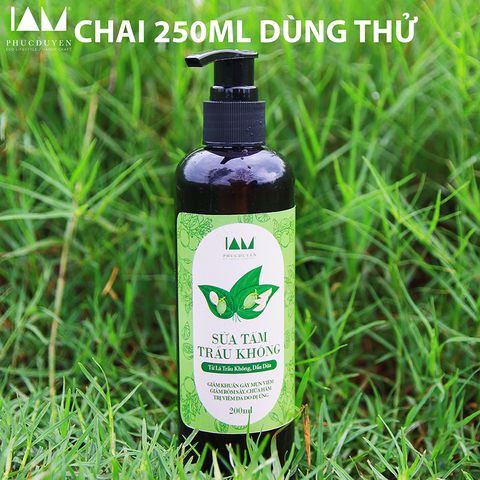 Sữa Tắm Thảo Mộc Trầu Không 500ml - Giảm Ngứa Da, Mụn Lưng, Vẩy Nến, Kháng Khuẩn Tự Nhiên, Dưỡng Ẩm Da