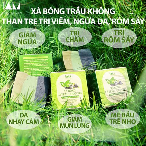 Xà Bông Trầu Không Hữu Cơ 135g - Giảm Hôi Nách, Mụn Lưng, Viêm Da, Tẩy Tế Bào Chết, Dưỡng Da Mềm Mịn