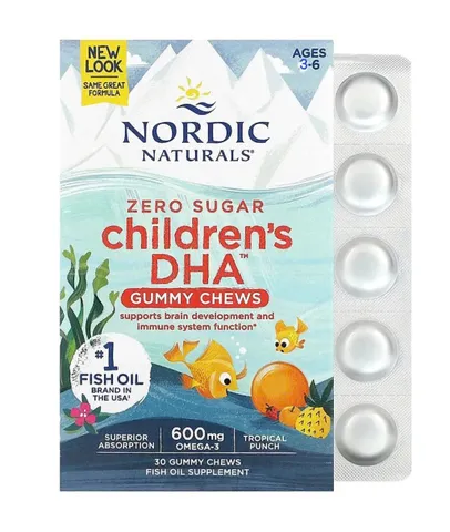 Kẹo bổ sung Omega 3 cho bé từ 3 tuổi của Nordic Naturals 30 viên, Mỹ