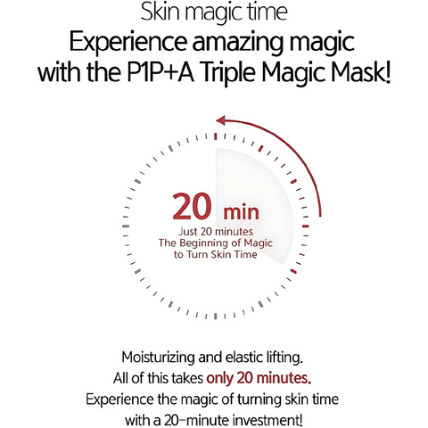 Mặt Nạ P1P Triple Magic Mask, Mặt Nạ Tế Bào Gốc Triple Magic Mask Chứa Collagen Tươi Và P1P