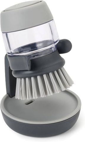 Dụng Cụ Rửa Xoong Nồi Joseph Joseph 85005 - Bàn Chải Cọ Nấu Ăn Nhỏ Gọn, Bình Chứa Dễ Đổ, Thiết Kế Tiện Lợi