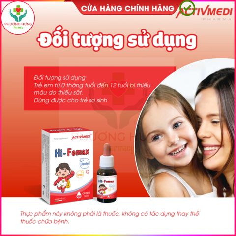 Sắt Hữu Cơ Hi-Femax 30ML Dạng Nhỏ Giọt Cho Bé - Giúp Tăng Cường Hồng Cầu, Hỗ Trợ Ngăn Ngừa Thiếu Máu Trẻ Sơ Sinh, Nhập Khẩu Từ Ý