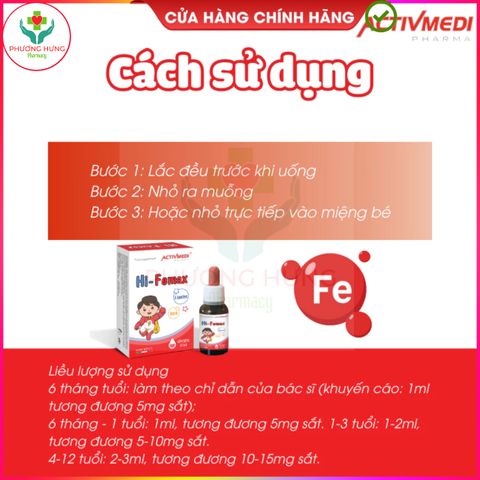 Sắt Hữu Cơ Hi-Femax 30ML Dạng Nhỏ Giọt Cho Bé - Giúp Tăng Cường Hồng Cầu, Hỗ Trợ Ngăn Ngừa Thiếu Máu Trẻ Sơ Sinh, Nhập Khẩu Từ Ý