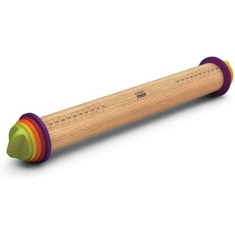 Cây Lăn Bột Joseph Joseph 20085 - Dụng Cụ Nhà Bếp Thông Minh Biến Bột Thành Nguyên Liệu Hoàn Hảo Cho Bánh Pizza, Bánh Quy, Bánh Nướng