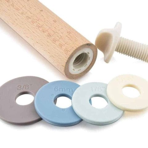 Cây Lăn Bột Joseph Joseph Đa Năng - Thanh Cán Bột Có Thể Điều Chỉnh Với 4 Đĩa Độ Dày Cho Bánh Ngọt Hoàn Hảo