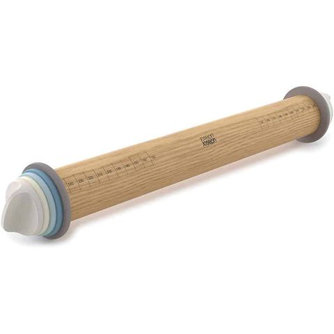 Cây Lăn Bột Joseph Joseph Đa Năng - Thanh Cán Bột Có Thể Điều Chỉnh Với 4 Đĩa Độ Dày Cho Bánh Ngọt Hoàn Hảo