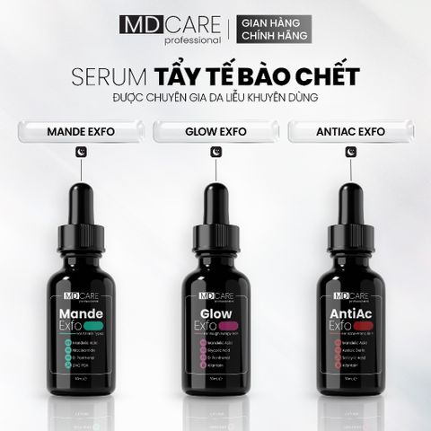 Tẩy Tế Bào Chết MD Care AntiAc Exfo 30ml - Chăm Sóc Da Mụn, Kiểm Soát Dầu, Giảm Viêm và Ngừa Mụn, Sản Phẩm Làm Sạch Sâu, Thông Thoáng Lỗ Chân Lông
