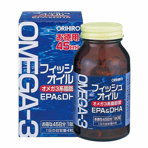 Dầu cá bổ mắt Omega 3 Orihiro Fish Oil chuẩn Auth
