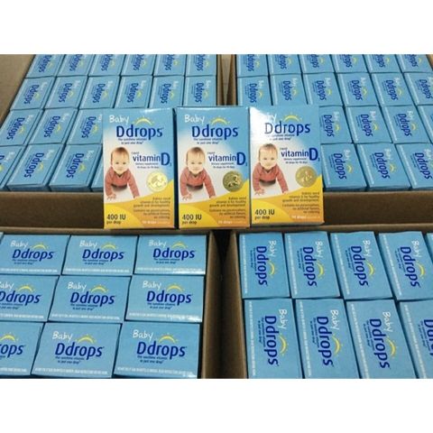 Vitamin D3 Drops cho trẻ sơ sinh hàng Mỹ bao Auth