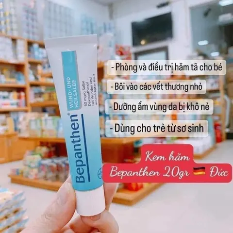 Kem hăm Bepanthen Đức loại 20g hàng xách tay