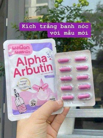 VIÊN KÍCH TRẮNG ALPHA ARBUTIN WHITENING THÁI LAN CHÍNH HÃNG