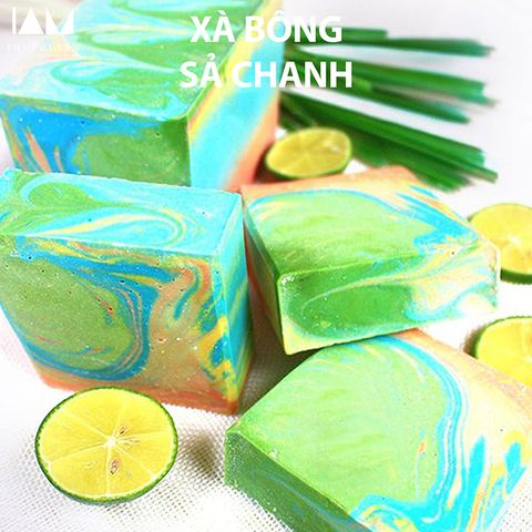 Xà bông sả chanh hữu cơ - Giảm hôi nách, mùi cơ thể, mụn lưng và mẩn ngứa - 135g chăm sóc da tự nhiên, kháng khuẩn hiệu quả