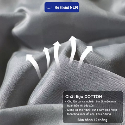 Bộ chăn ga gối 5 món Hệ Thống Nệm cao cấp bộ vỏ chăn ga ra drap grap gối nệm đệm 5 món phủ giường chuẩn khách sạn 5 sao