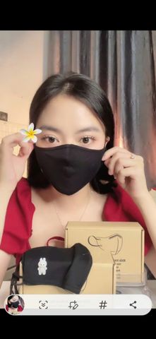 Khẩu trang kháng khuẩn từ vải sợi tre mềm mịn thân thiện với môi trường
