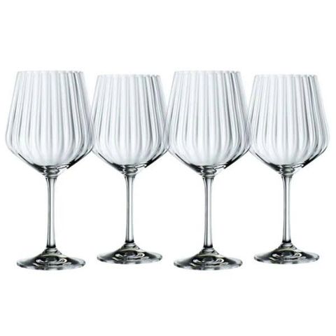 Bộ 4 Ly Pha Lê Nachtmann 102892 Có Rãnh Gin & Tonic - Sang Trọng, Đẹp, Quà Tặng Hoàn Hảo Cho Gia Đình và Bạn Bè