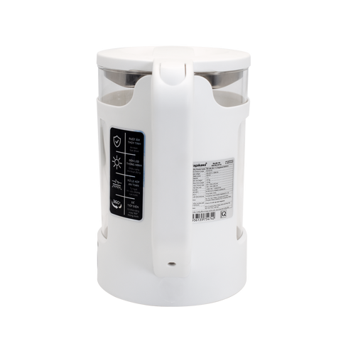 Ấm Siêu Tốc Thủy Tinh Nagakawa NAG0318 - Dung Tích 1.7L, Công Suất 1355W, Thiết Kế Hiện Đại, Bảo Hành 12 Tháng