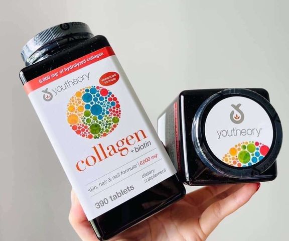 Viên uống Collagen Biotin hàng Mỹ 390 viên