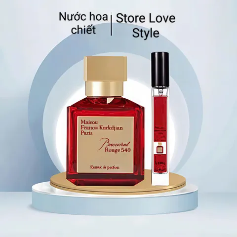Nước hoa Baccarat MFK540, Nước hoa unisex chiết 10ml, Xa hoa, sang trọng, tinh tế và cuốn hút