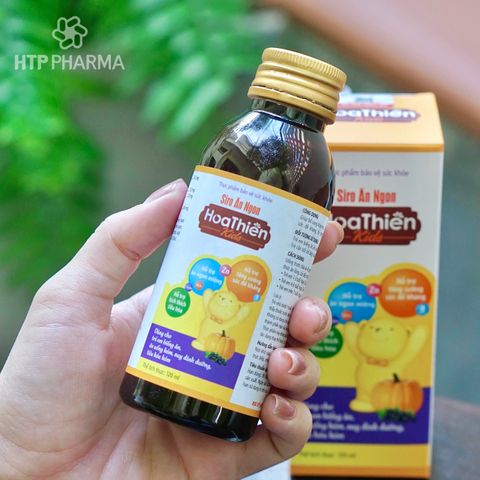 Siro ăn ngon Hoa Thiên chai 120ml cung cấp vitamin cho bé