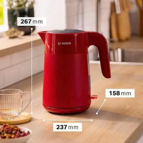 Ấm Đun Siêu Tốc Bosch TWK2M MyMoment 1.7L - Công Suất 2400W, Thiết Kế Tiện Lợi, Tự Động Ngắt An Toàn, Bình Nước Không Chứa BPA