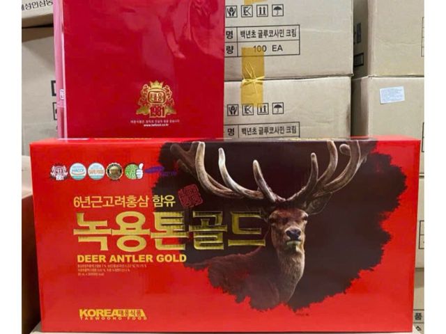 Nước hồng sâm nhung hươu Taewoong Hàn Quốc