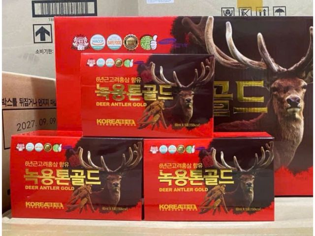 Nước hồng sâm nhung hươu Taewoong Hàn Quốc