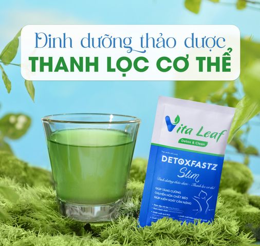 Bột Detoxfastz Slim hỗ trợ thải độc, giảm cân