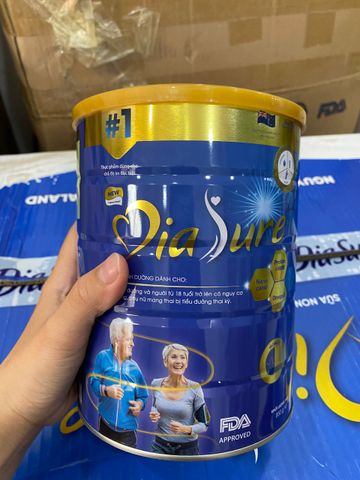 Sữa Non Diasure Tiểu Đường Mẫu Mới bổ sung thêm Nano Canxi Lon 850GR
