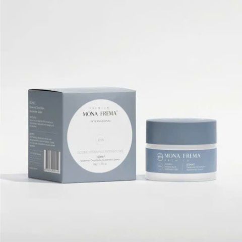 Gel Dưỡng Cấp Nước Mona Frema Double Hydra-Plus 50g - Cấp ẩm & Làm Sáng Da, Phù Hợp Mọi Loại Da, Chất Gel Thẩm Thấu Nhanh