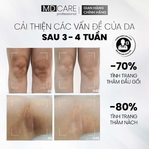 Sữa Dưỡng Thể MD Care Brightening Booster 200ml - Sáng Da Mờ Thâm Với 4% Alpha Arbutin & 3% Niacinamide, Dưỡng Ẩm Chuyên Sâu