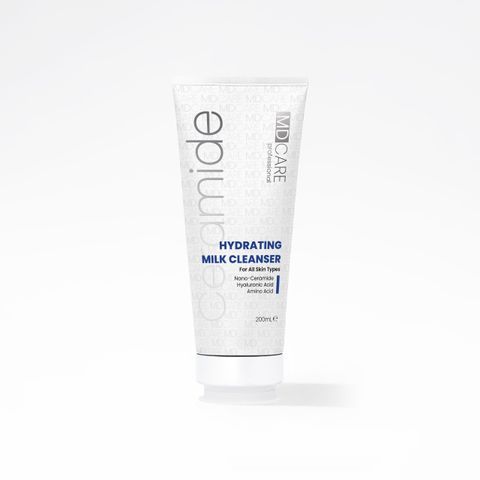 Sữa Rửa Mặt MD CARE Dưỡng Ẩm Dịu Nhẹ Cho Da Nhạy Cảm 200ml - Chứa Nano-Ceramide, Hyaluronic Acid, Giúp Làm Sạch Sâu, Cấp Ẩm Chuyên Sâu