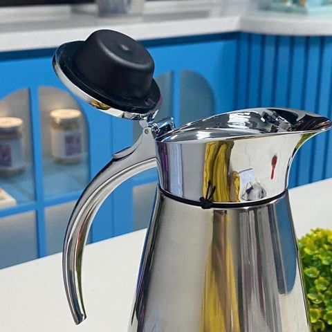 Bình Giữ Nhiệt Emsa Eleganza 1.3L - Thiết Kế Thanh Lịch, Giữ Nóng Đến 12 Giờ, Giữ Lạnh Đến 24 Giờ - Phù Hợp Uống Trà, Cà Phê
