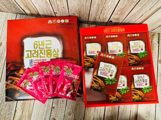 Nước Hồng Sâm 6 Năm Tuổi Hàn Quốc Taewoong Food