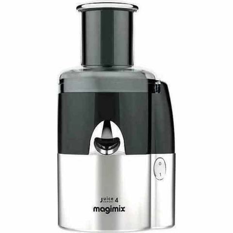 Máy Ép Trái Cây Magimix Juice Expert 4 - Đen Bạc, 4 Trong 1, Ép Nước Tươi Nguyên Chất, Công Suất 400W, Nhập Khẩu Đức