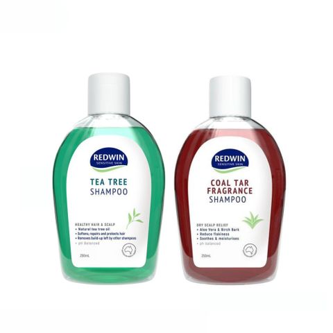 Dầu Gội Redwin Tea Tree & Coal Tar 250ml - Giảm Gàu, Ngứa Da Đầu, Phục Hồi Tóc Khỏe Mạnh từ Úc