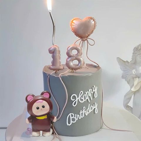 Gấu Bông Bóp Squishy Baby Three - Đồ Chơi Thư Giãn Có Đèn Nhấp Nháy, Kích Thước Nhỏ Gọn Cho Trẻ Trên 3 Tuổi