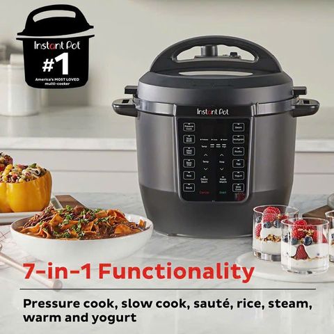 Nồi áp suất đa năng Instant Pot RIO™ 5.7L - Phiên bản kỷ niệm 10 năm, 7 trong 1, tiết kiệm năng lượng, thiết kế thời trang hiện đại