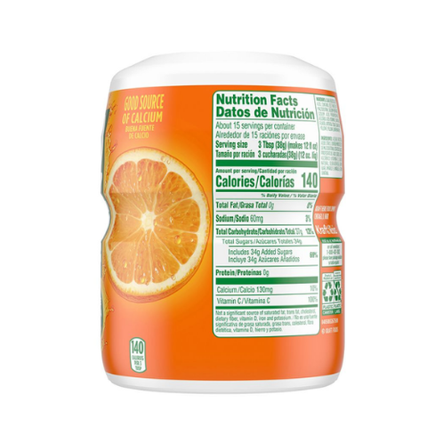 Bột Pha Nước Cam Tang Mỹ 566g - Thức Uống Bổ Sung Vitamin C Tự Nhiên, Vị Ngọt Dịu Dễ Uống Cho Toàn Gia Đình