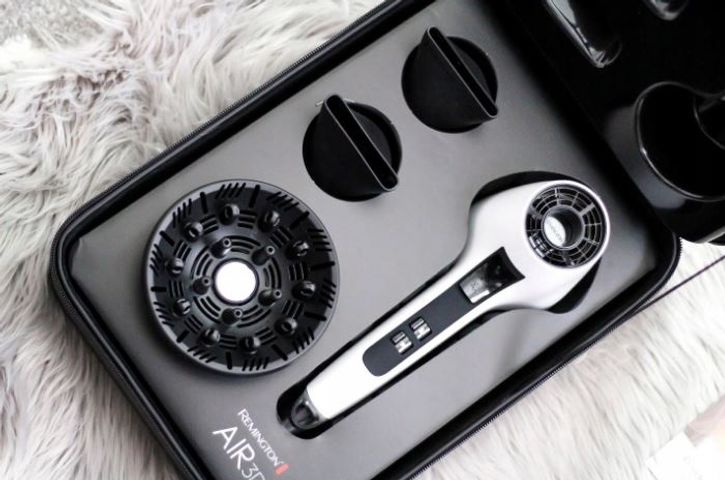 Máy Sấy Tóc Remington Air3D D7779 - Công Nghệ Luồng Khí 3D, Chống Tắc Điện Tích, Tạo Kiểu Tóc Đẹp, Hiệu Suất Cao 1800W