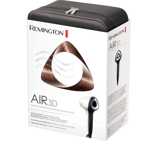 Máy Sấy Tóc Remington Air3D D7779 - Công Nghệ Luồng Khí 3D, Chống Tắc Điện Tích, Tạo Kiểu Tóc Đẹp, Hiệu Suất Cao 1800W