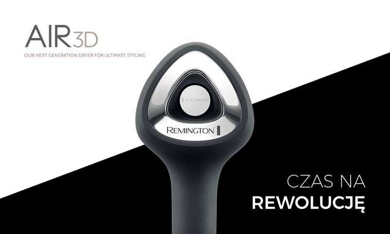 Máy Sấy Tóc Remington Air3D D7779 - Công Nghệ Luồng Khí 3D, Chống Tắc Điện Tích, Tạo Kiểu Tóc Đẹp, Hiệu Suất Cao 1800W