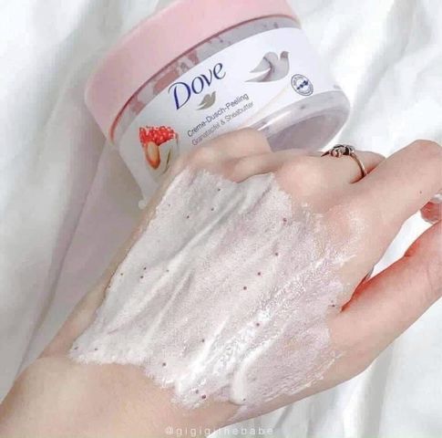 Tẩy Tế Bào Chết Dove Creme Dusch Peeling 225ml (Bản Đức) hàng chuẩn
