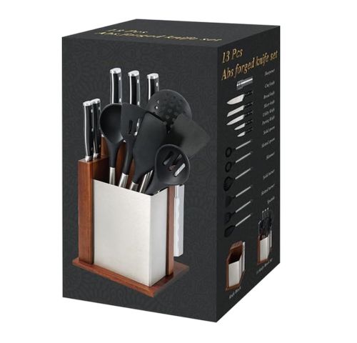 Bộ Dao & Dụng Cụ Làm Bếp 13 Món HOBO (Brazil) - Dao Chuyên Dụng & Dụng Cụ Nấu Ăn Cao Cấp, Thiết Kế Sang Trọng