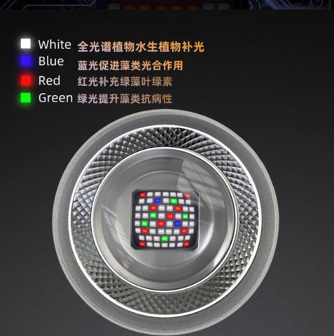Đèn Treo Thủy Sinh WRGB Full Spectrum Bechler 40W 60W - Chiếu Sáng Hồ Cá Cảnh, Thủy Sinh Tối Ưu Màu Sắc